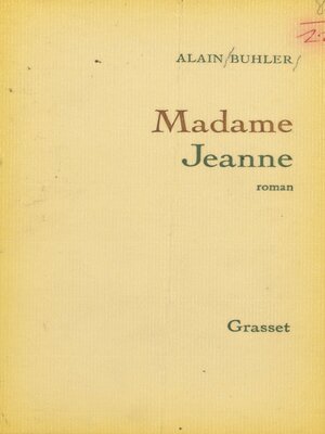 cover image of Madame Jeanne